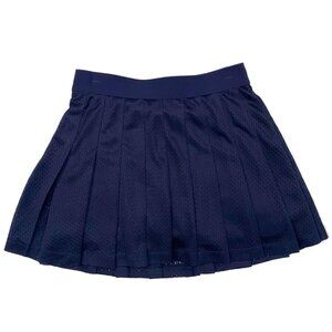 victorias secret pink navy blue pleated jersey mini skort